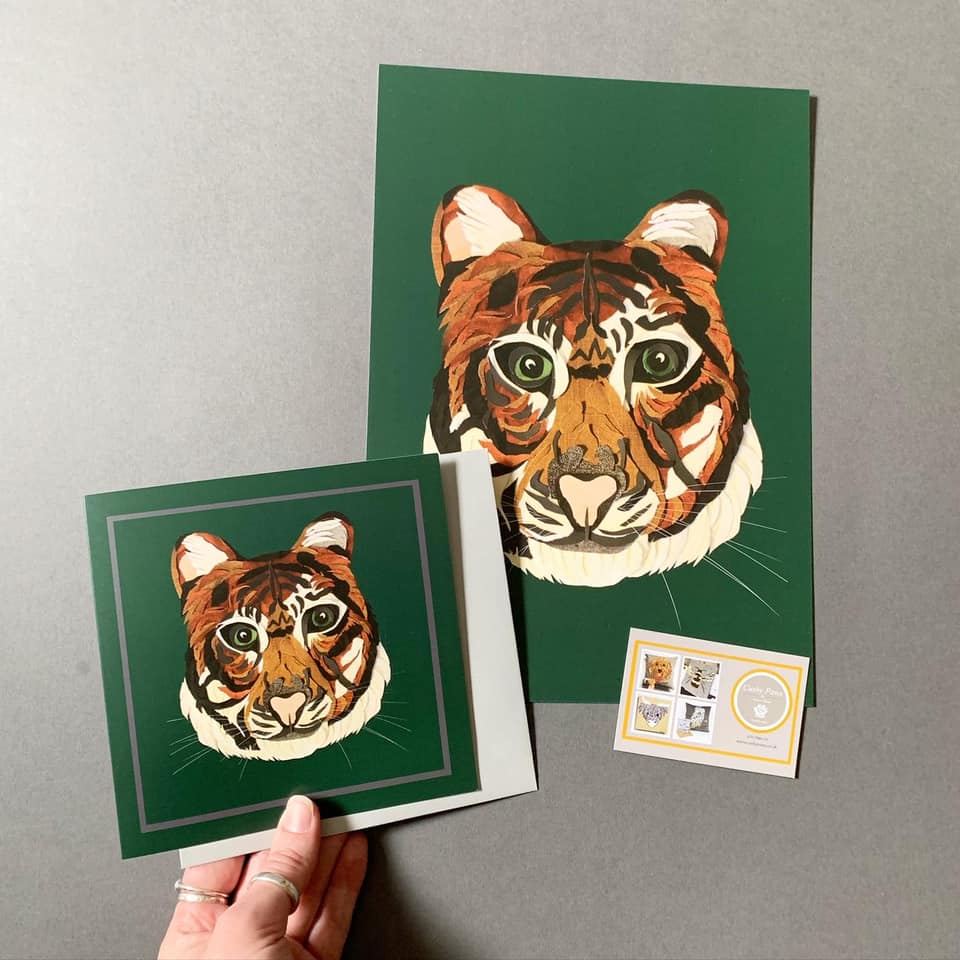 Tiger A4 print