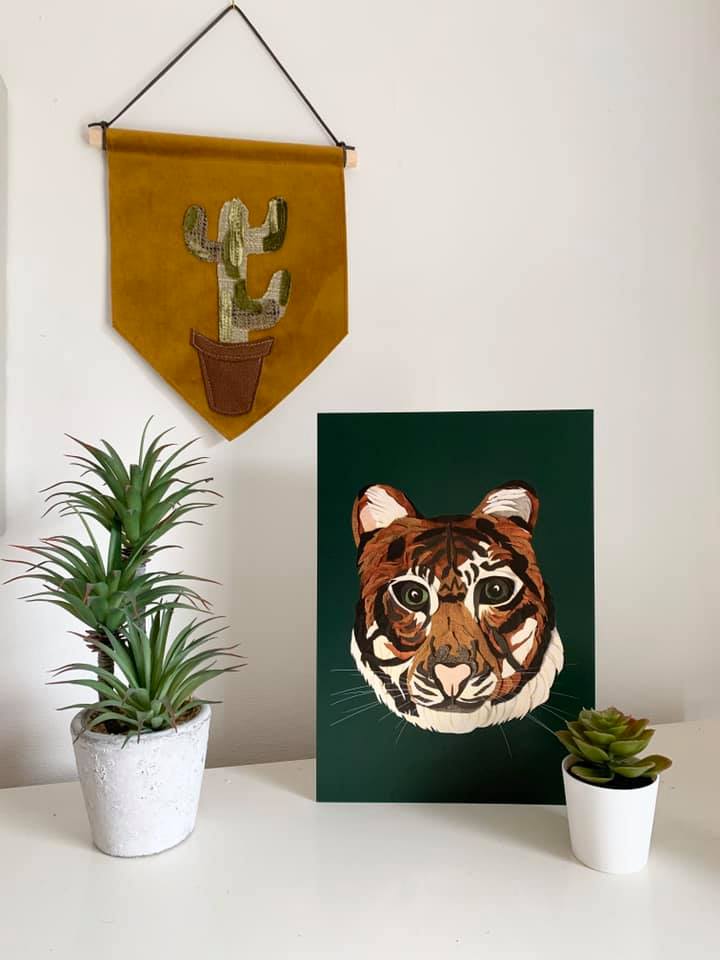 Tiger A4 print