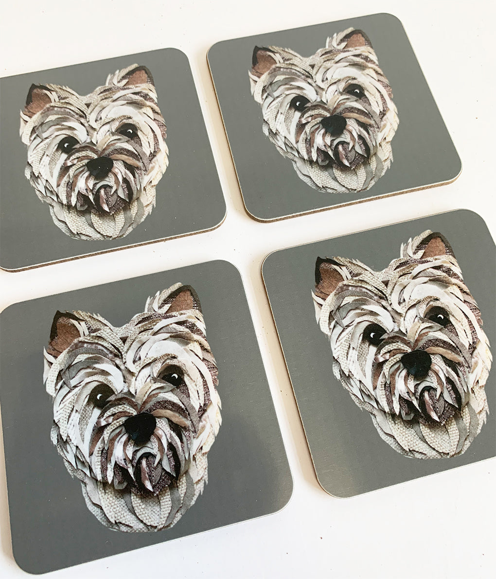 Carin Terrier Coaster