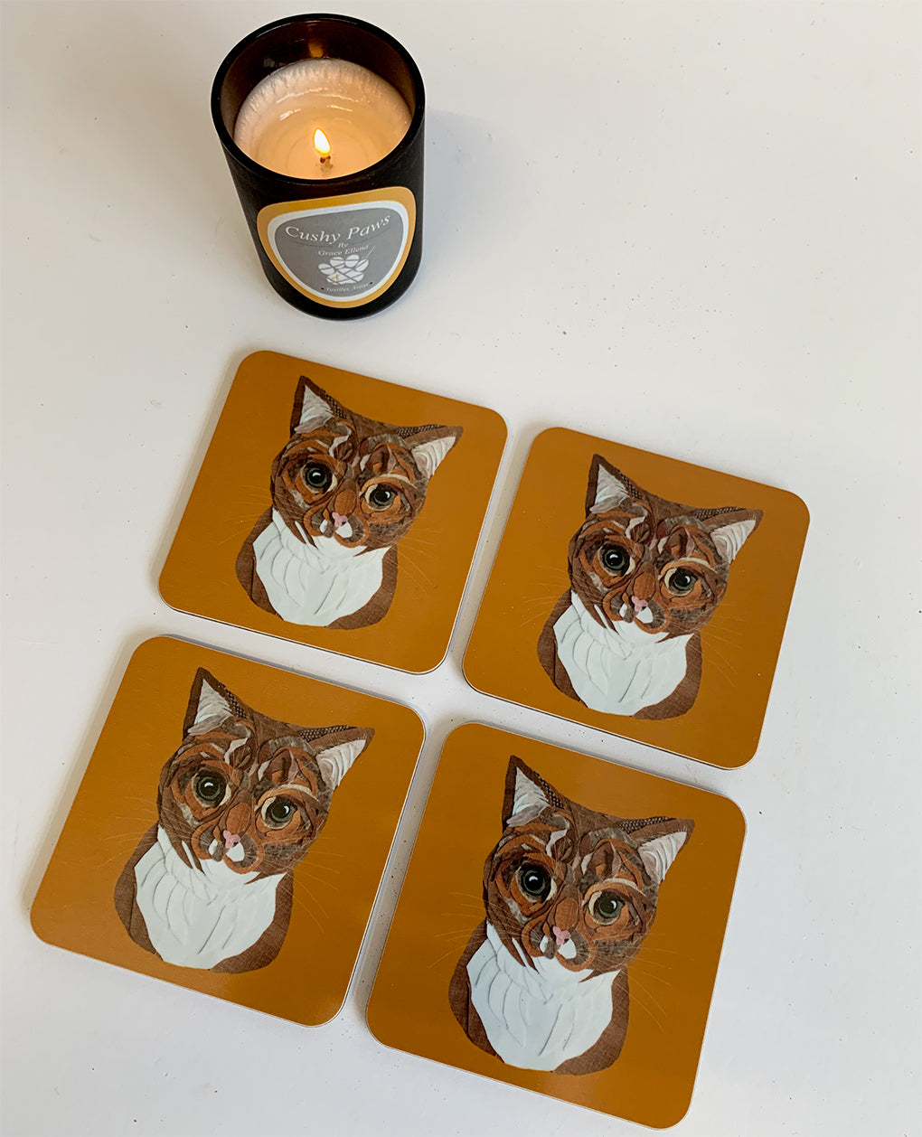 Ginger Cat Coaster