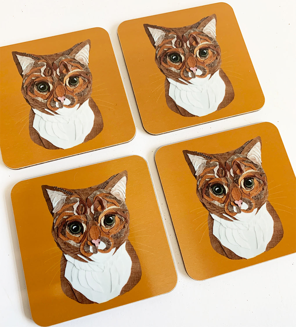 Ginger Cat Coaster