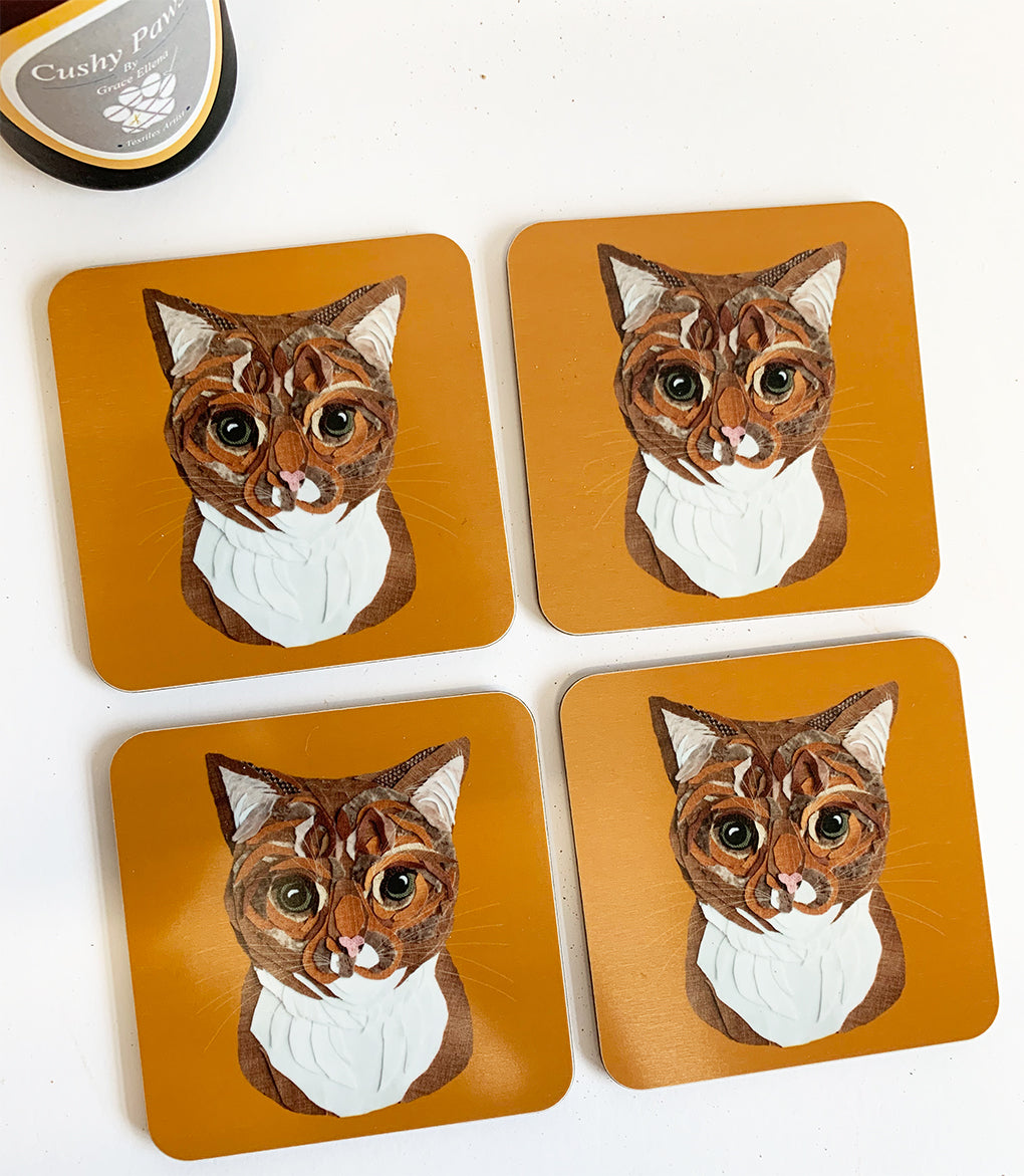 Ginger Cat Coaster