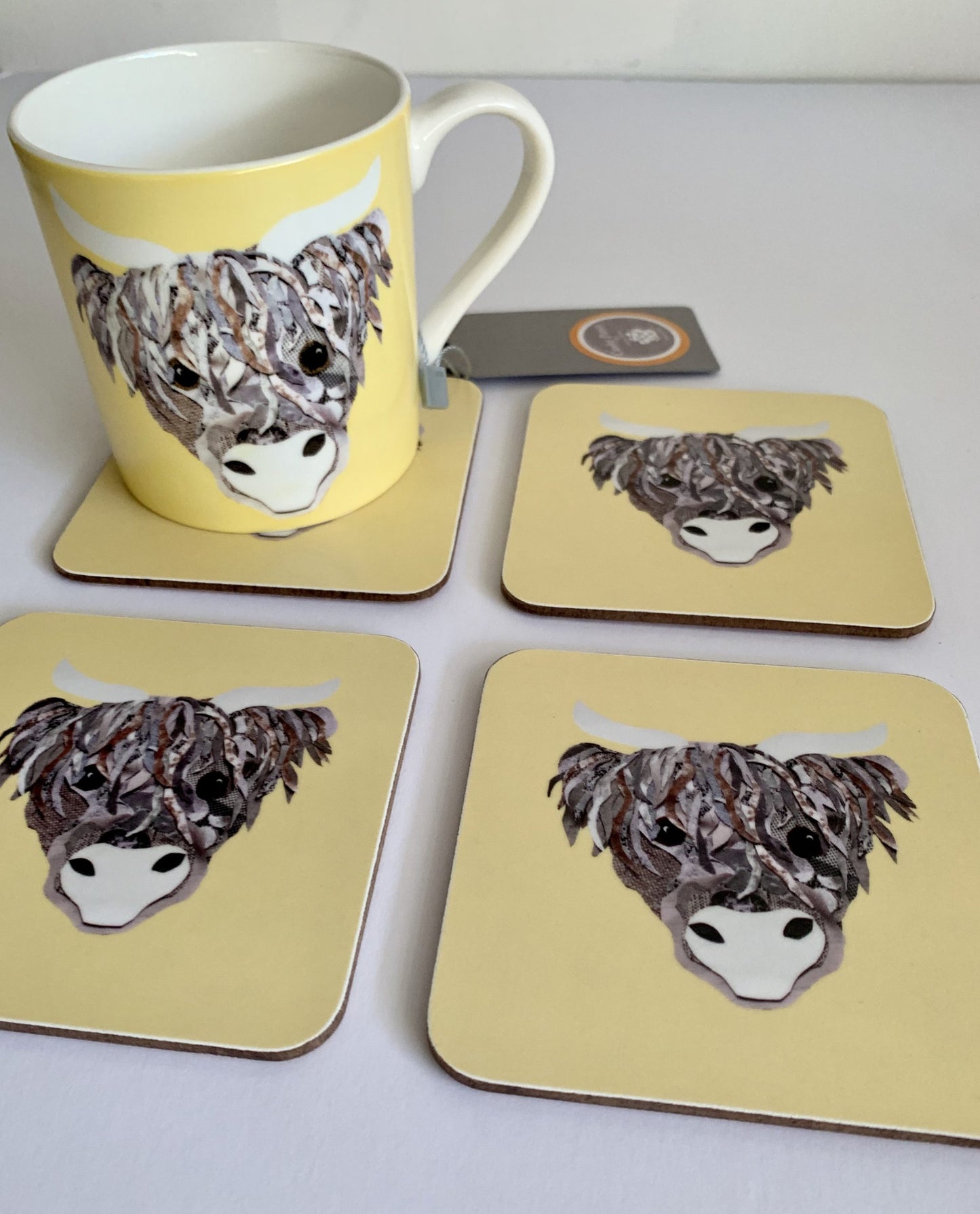 Highland Cow Coaster