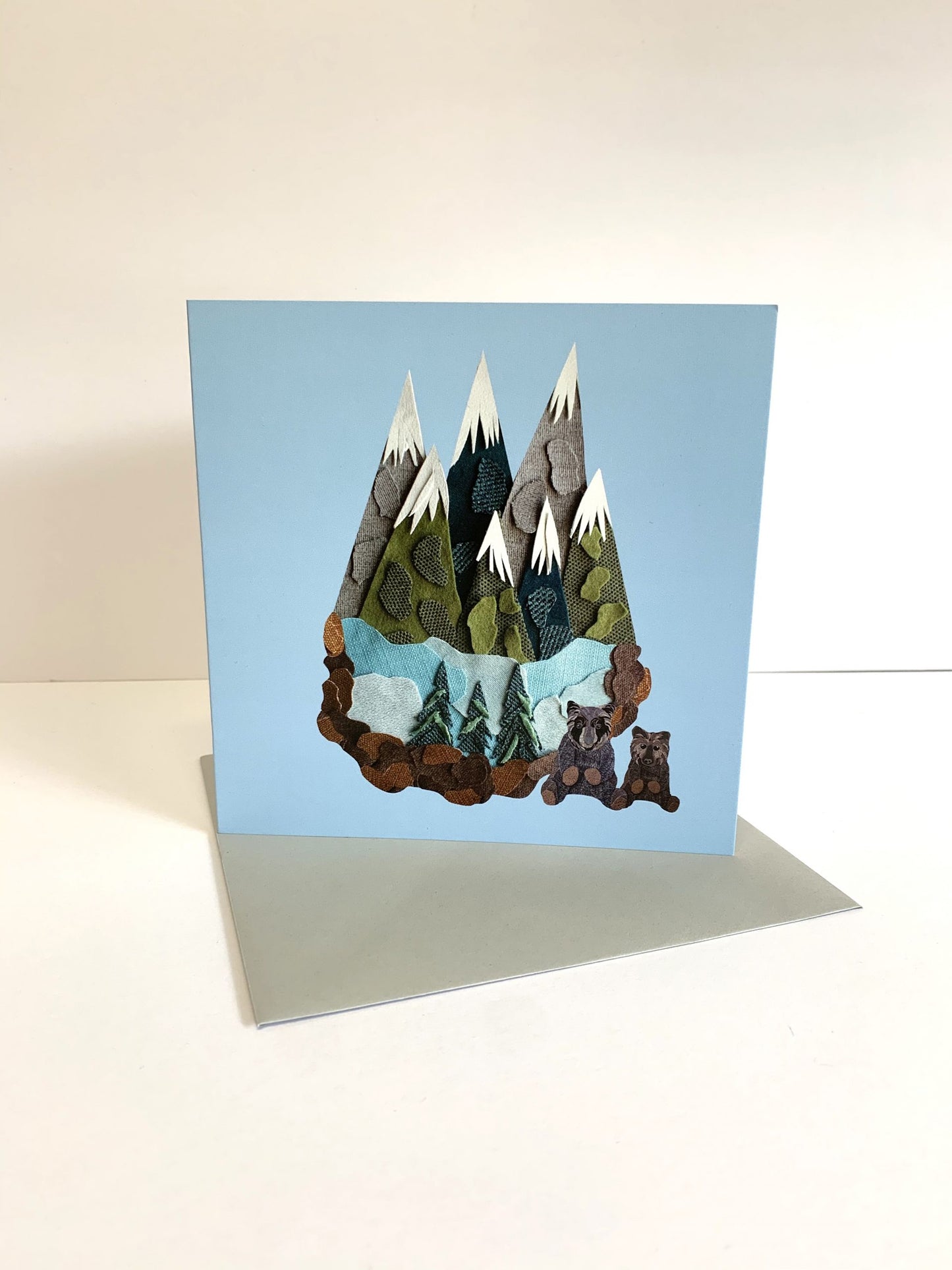 Mountain Range Card Print