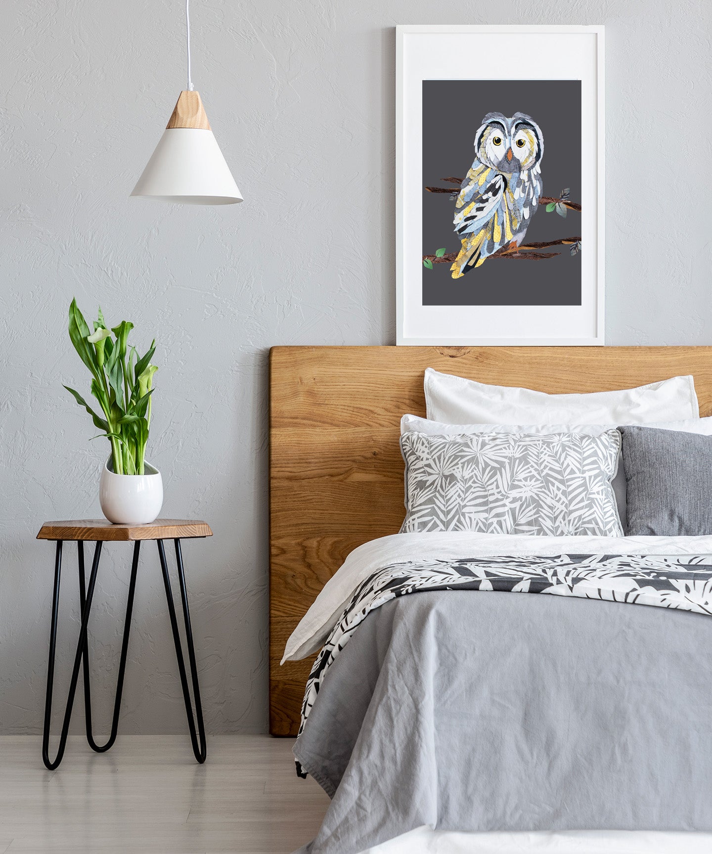 Owl print A4