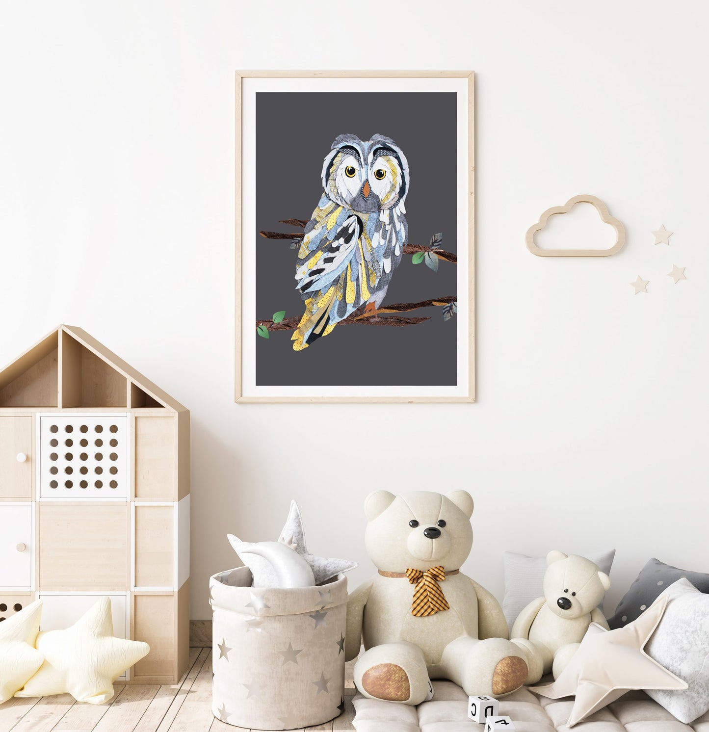 Owl print A4
