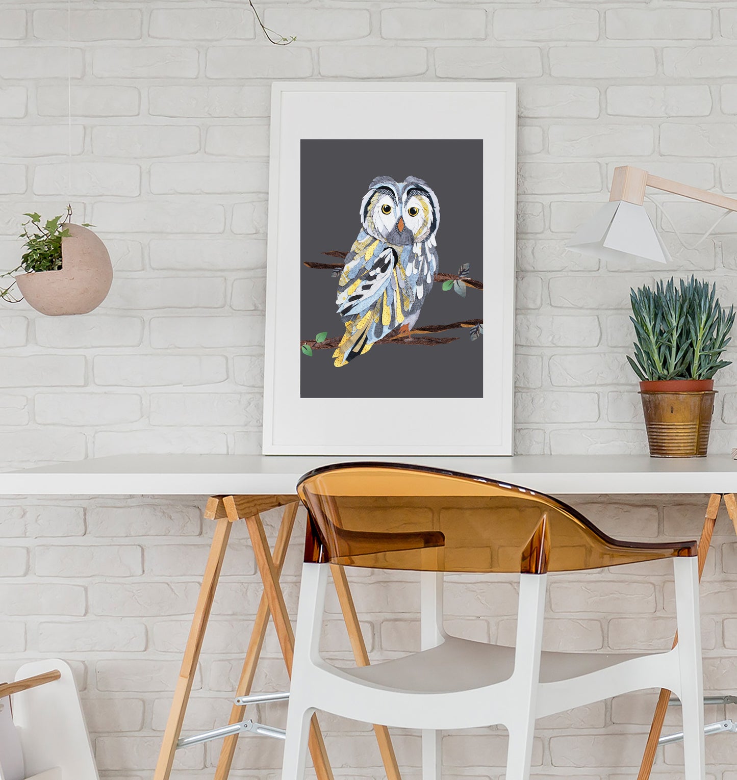 Owl print A4