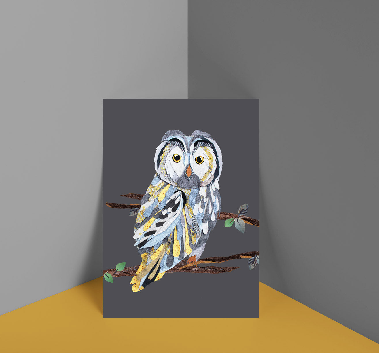 Owl print A4