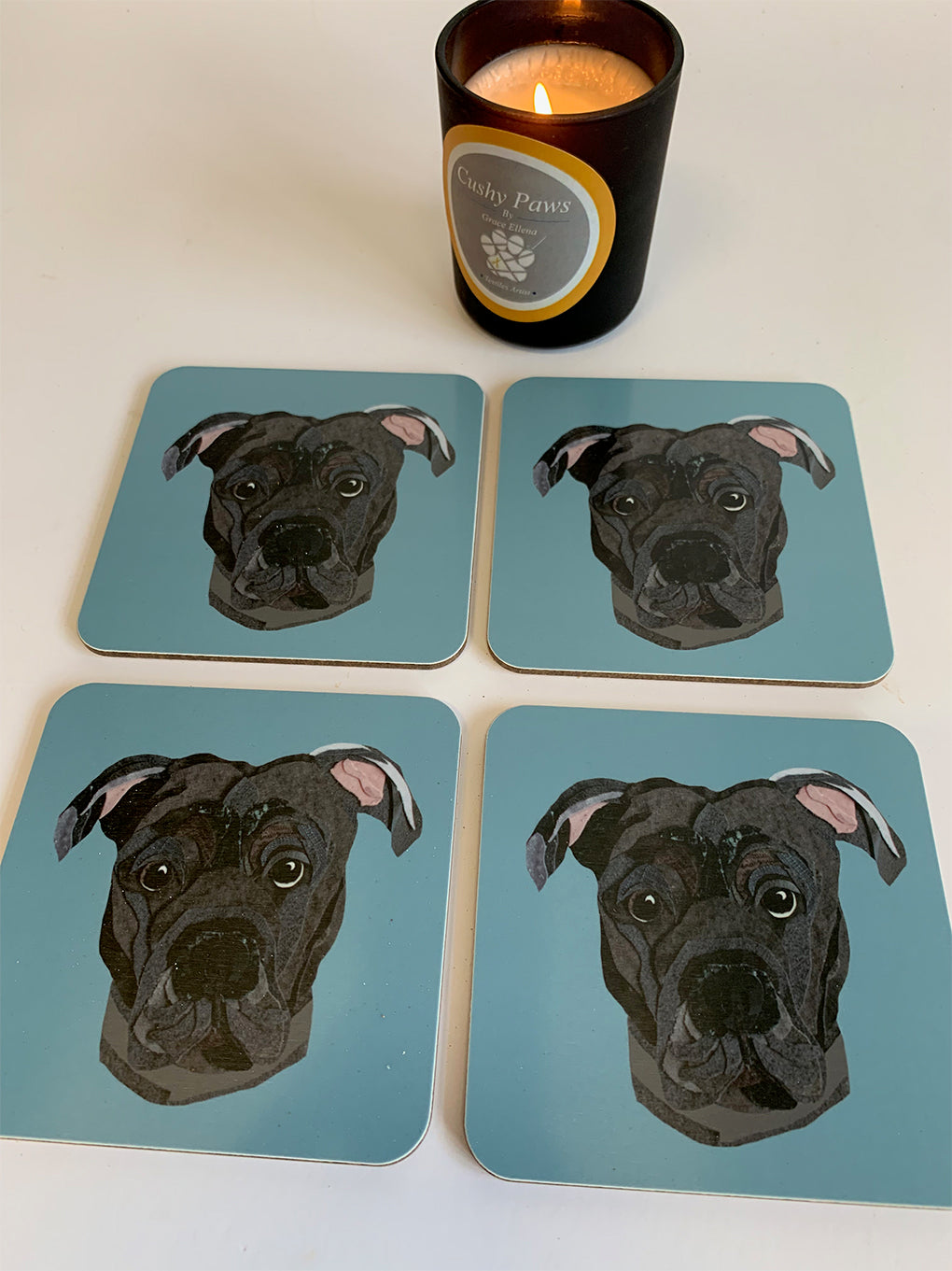 Staffy Coaster