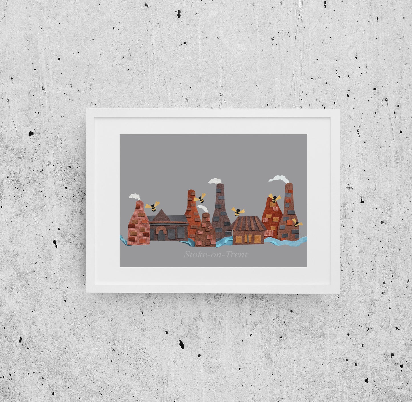 Stoke-on-Trent A4 Print