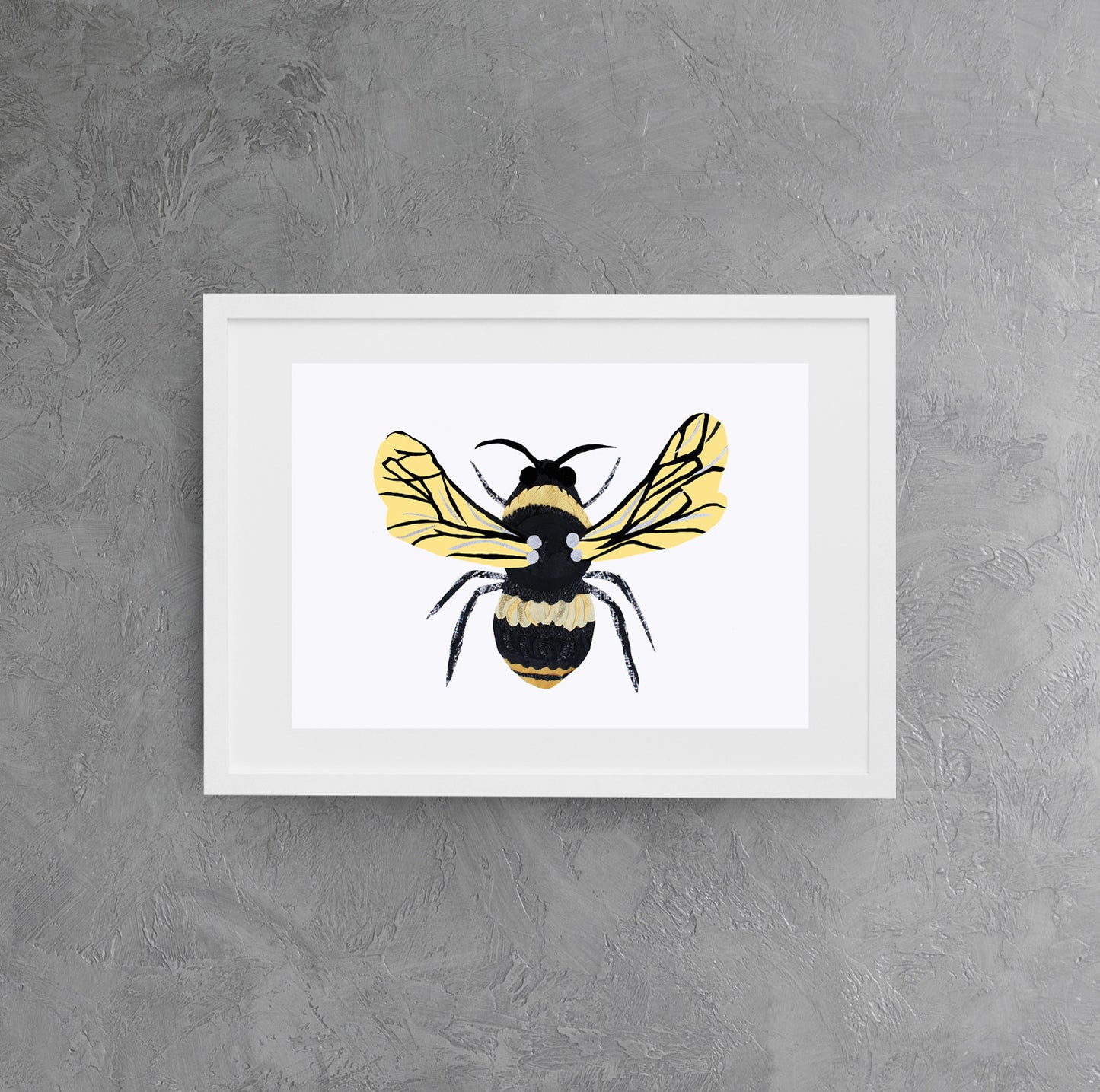 Bee Print White