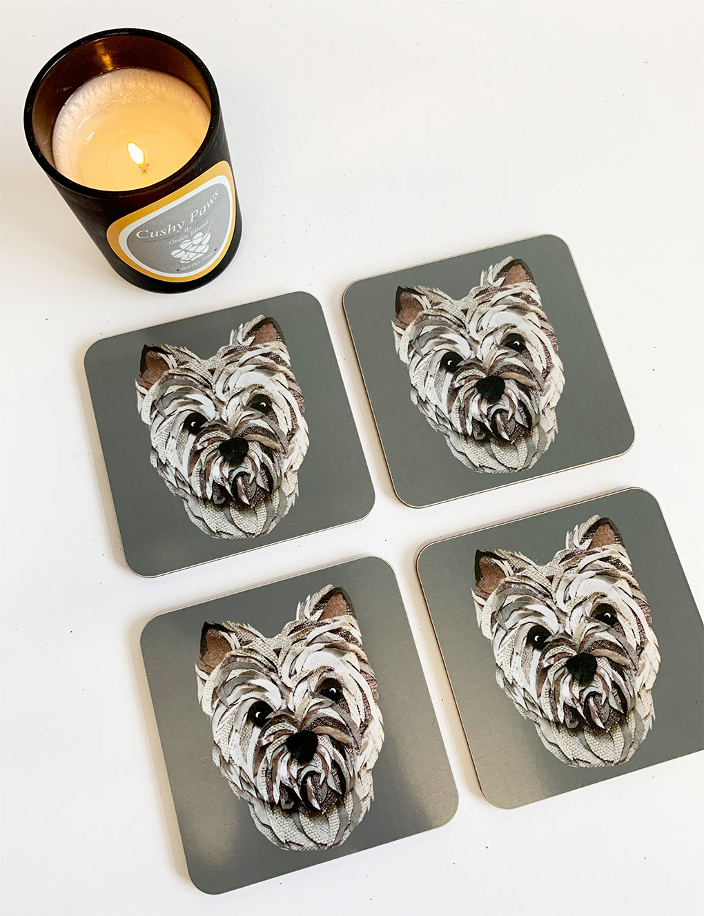 Carin Terrier Coaster