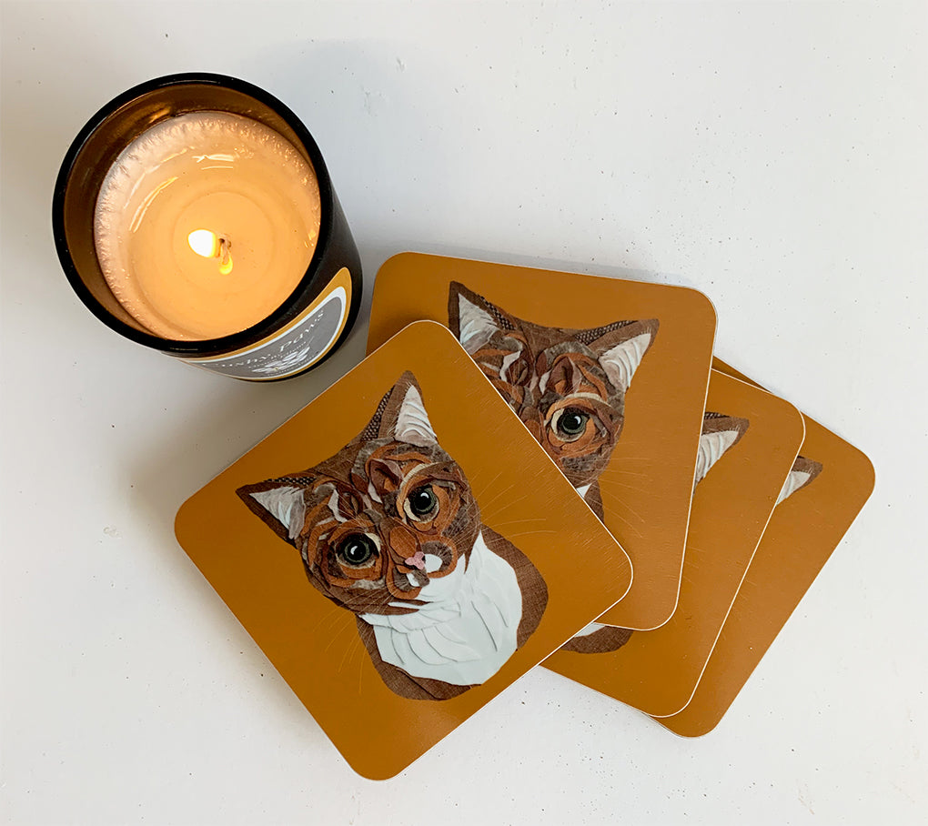 Ginger Cat Coaster