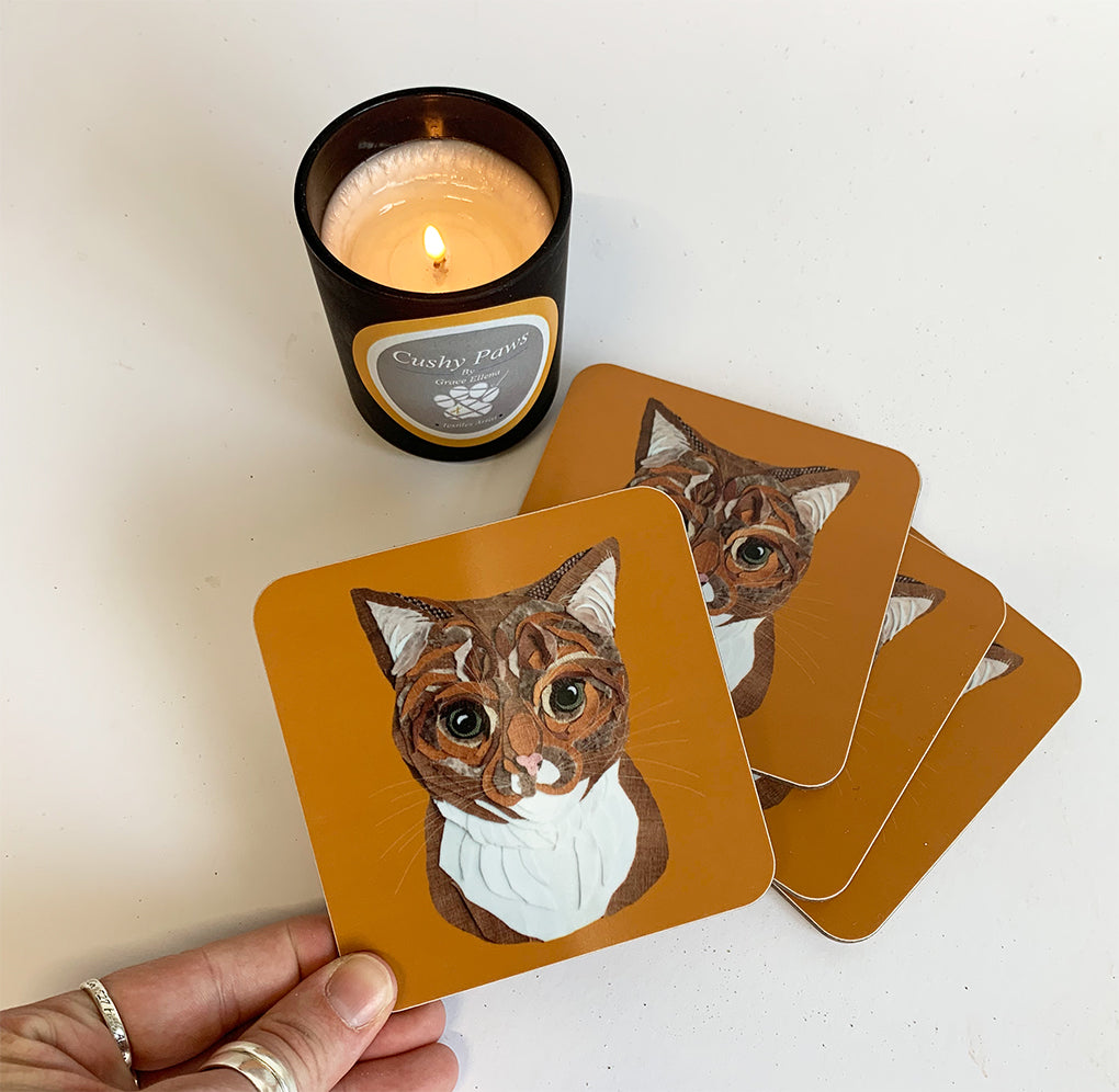 Ginger Cat Coaster