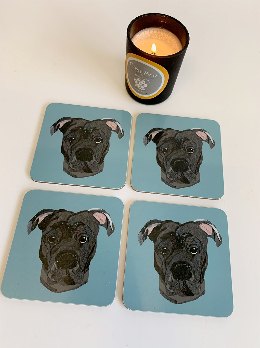 Staffy Coaster