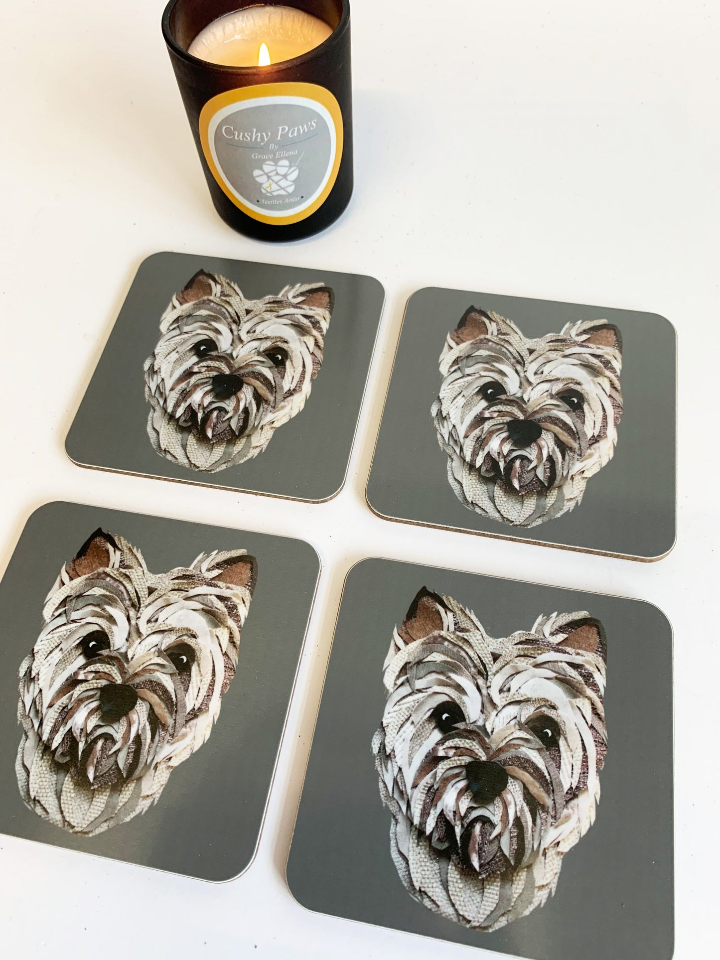 Carin Terrier Coaster