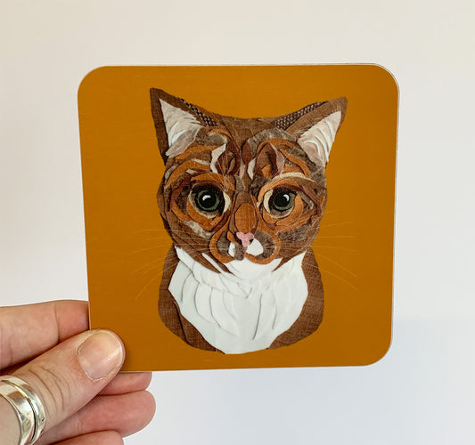 Ginger Cat Coaster