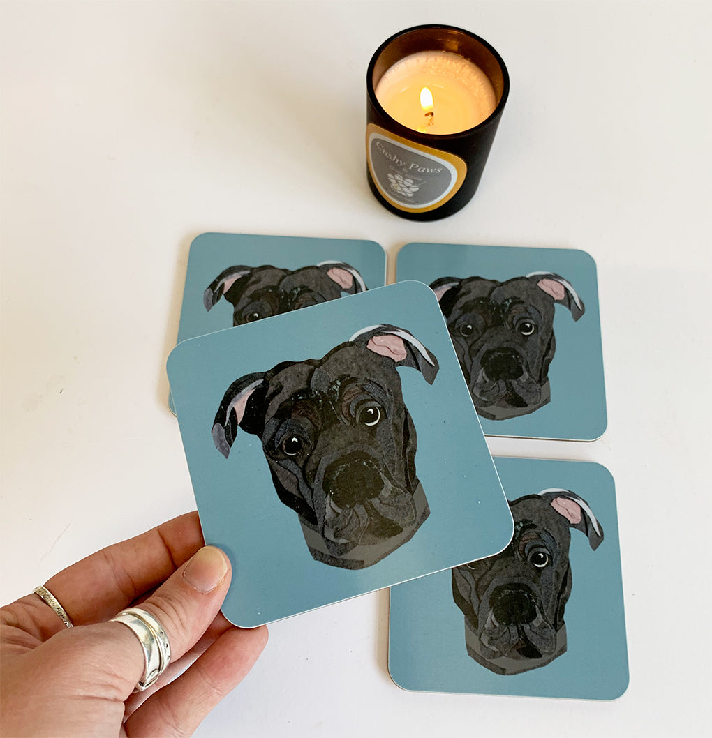 Staffy Coaster