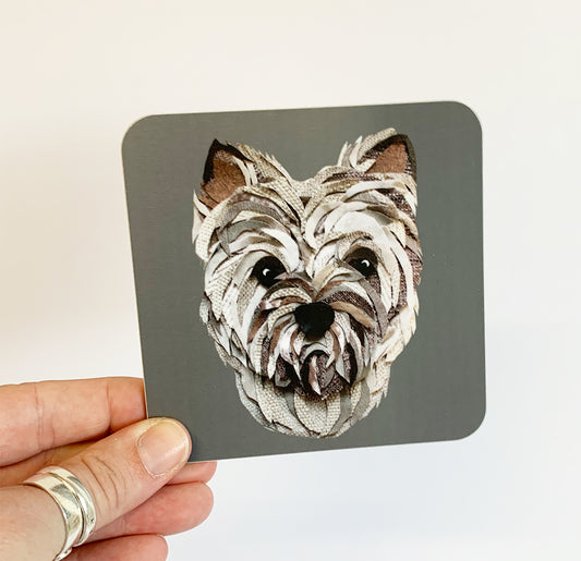 Carin Terrier Coaster